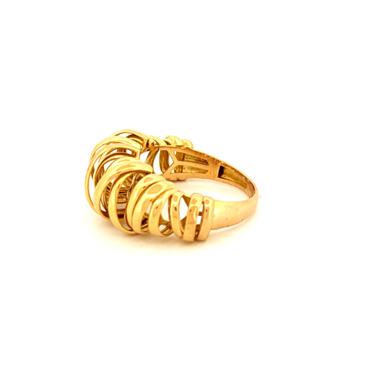 Ring Gelbgold 18k - Navar-e Abrisham (Seidenbänder)
