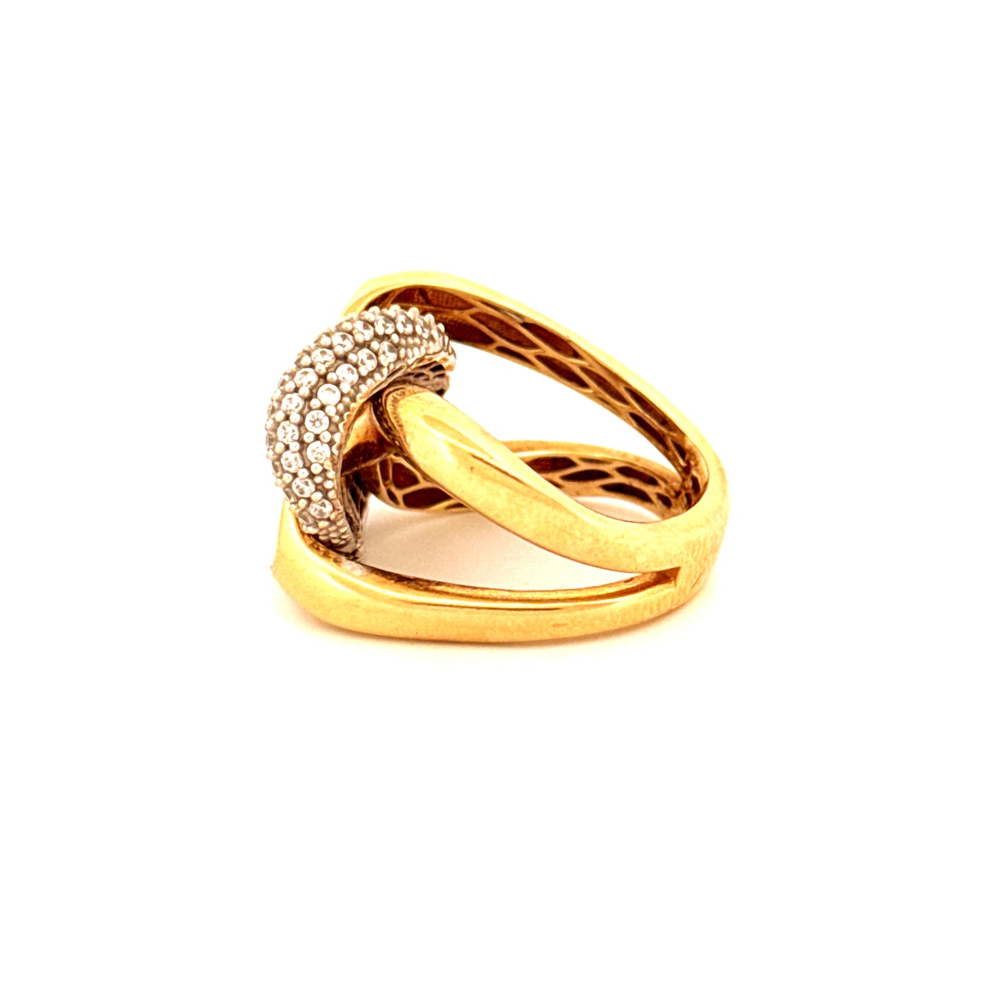 Ring Gelbgold 18k - Halgheh-ye Hamahang (Harmonische Verschlingung)