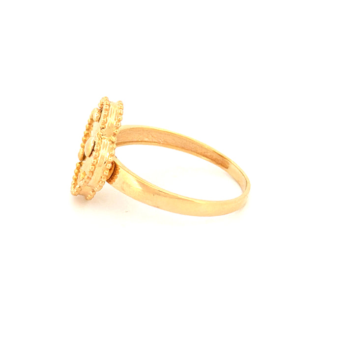 Ring Gelbgold 18k – Shabdar-e Angosht (Glück für den Finger)