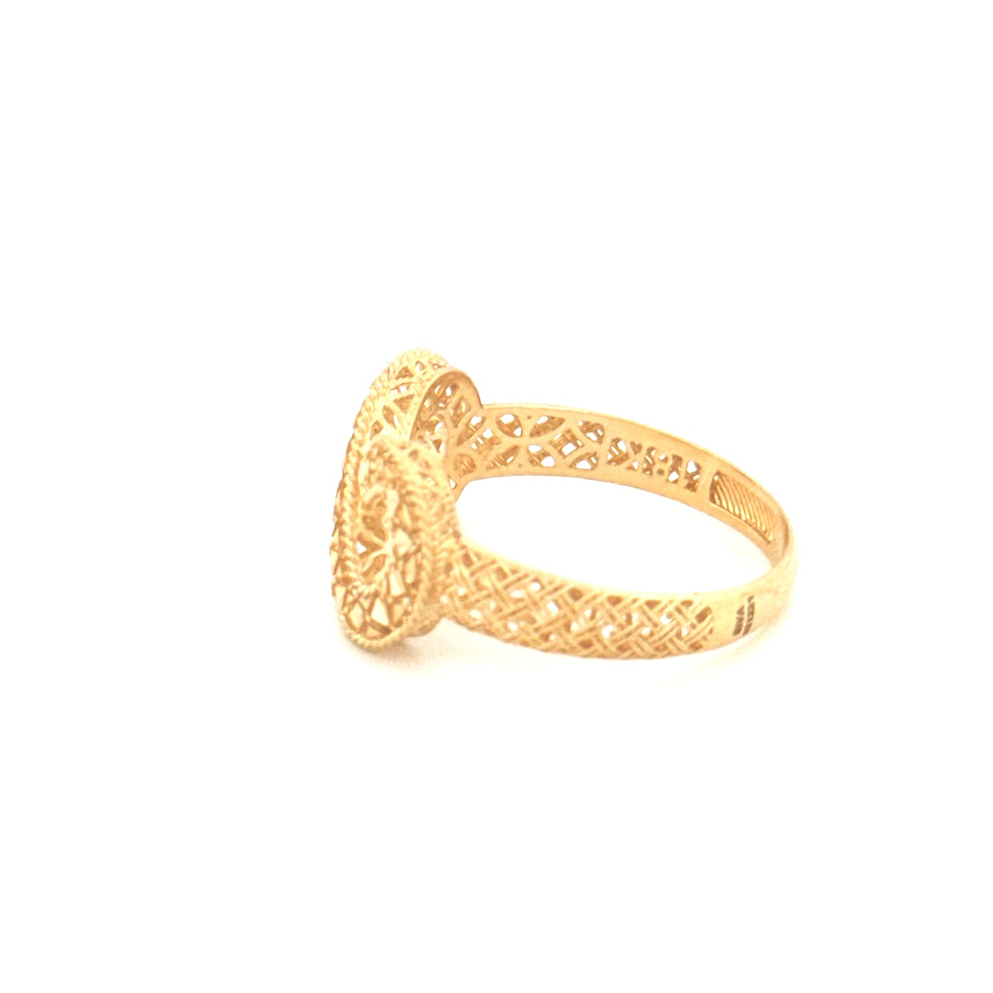 Ring Gelbgold 18k - Bi-Nahayat (Unendlichkeit)