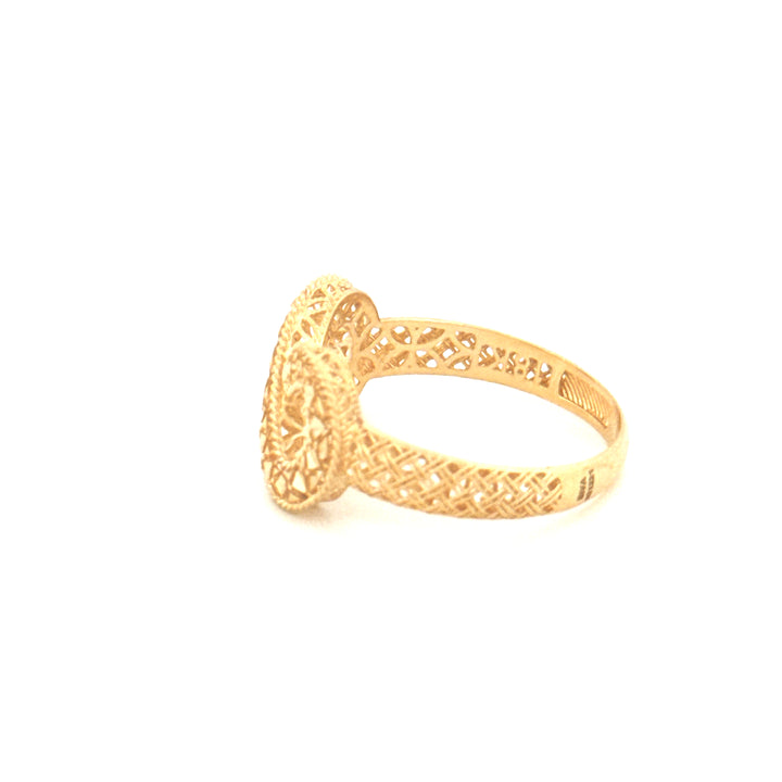 Ring Gelbgold 18k - Bi-Nahayat (Unendlichkeit)