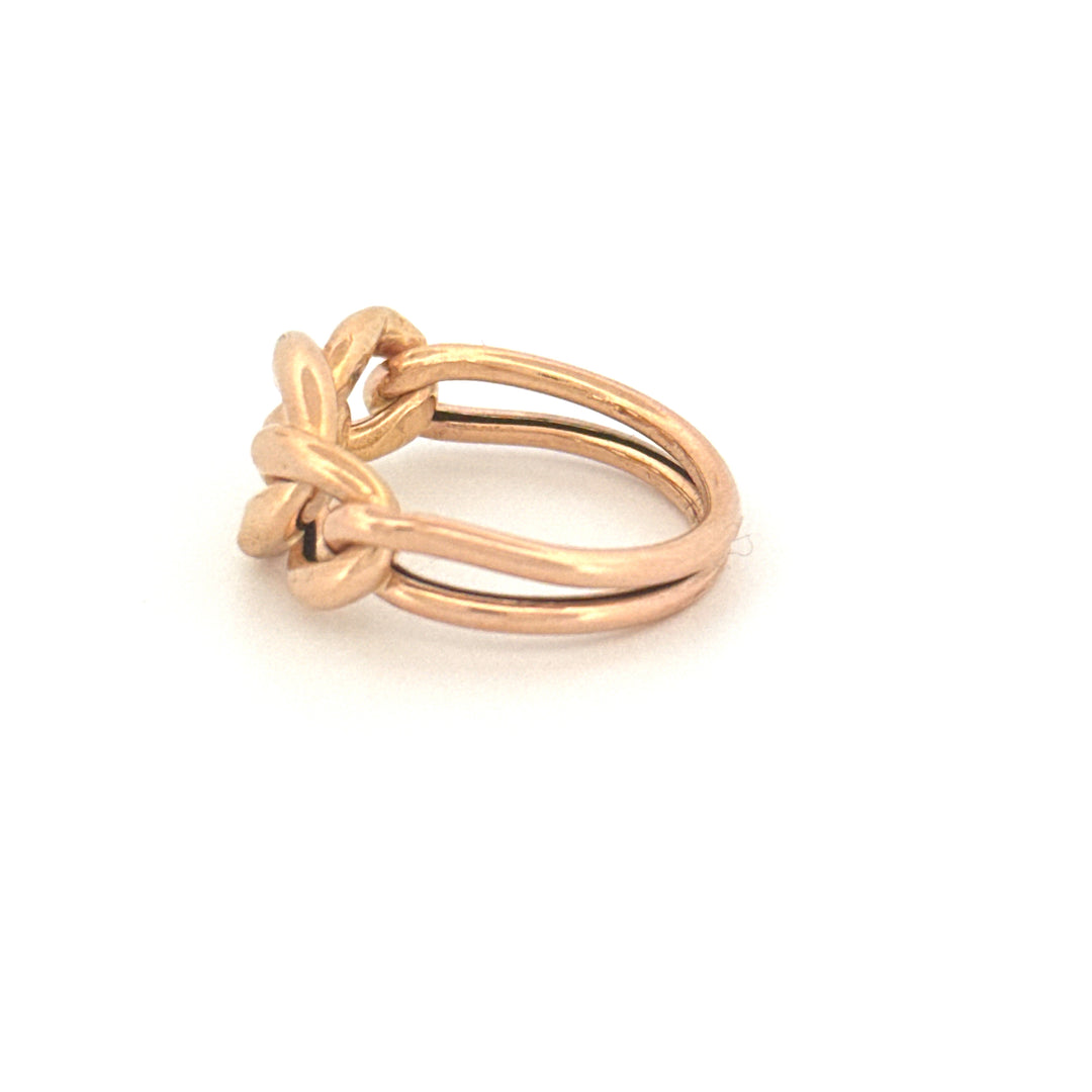Ring Gelbgold 18k – Zanjir-e Arâm (Ruhige Kette)