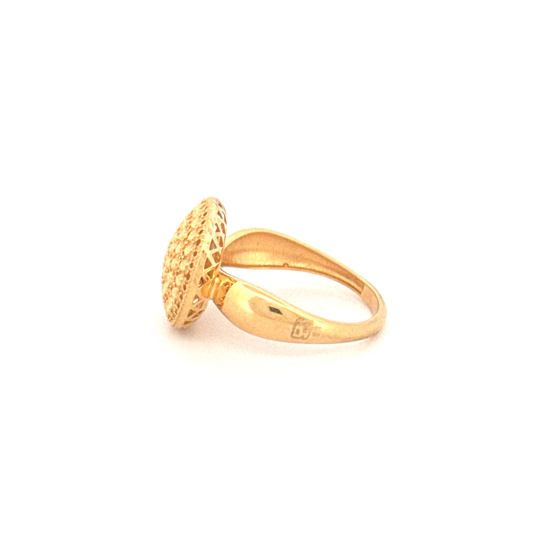 Ring Gelbgold 18k - Gooy-e Aftab (Sonnenkugel)