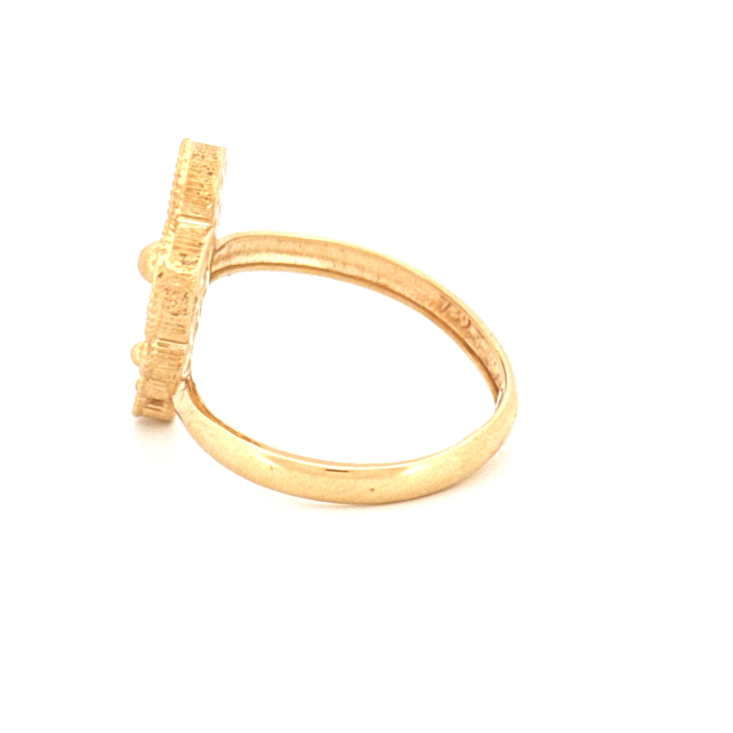 Ring Gelbgold 18k - Do-Gol-e Tala (Zwei Goldblüten)