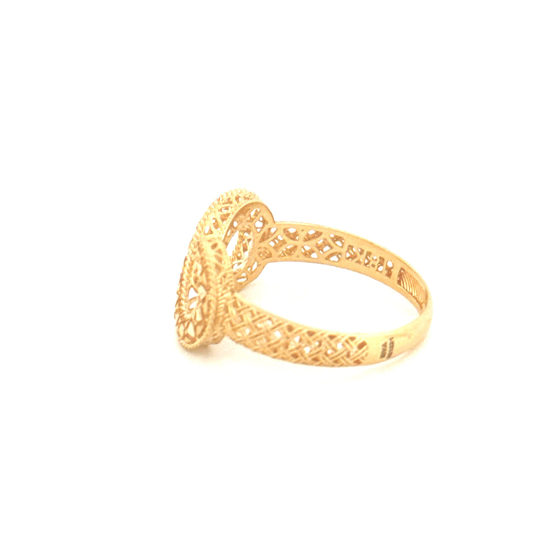 Ring Gelbgold 18k - Bi-Nahayat (Unendlichkeit)