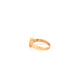 Ring Gelbgold 18k – Shabdar-e Kuchak-e Sefid (Kleines weisses Kleeblatt)