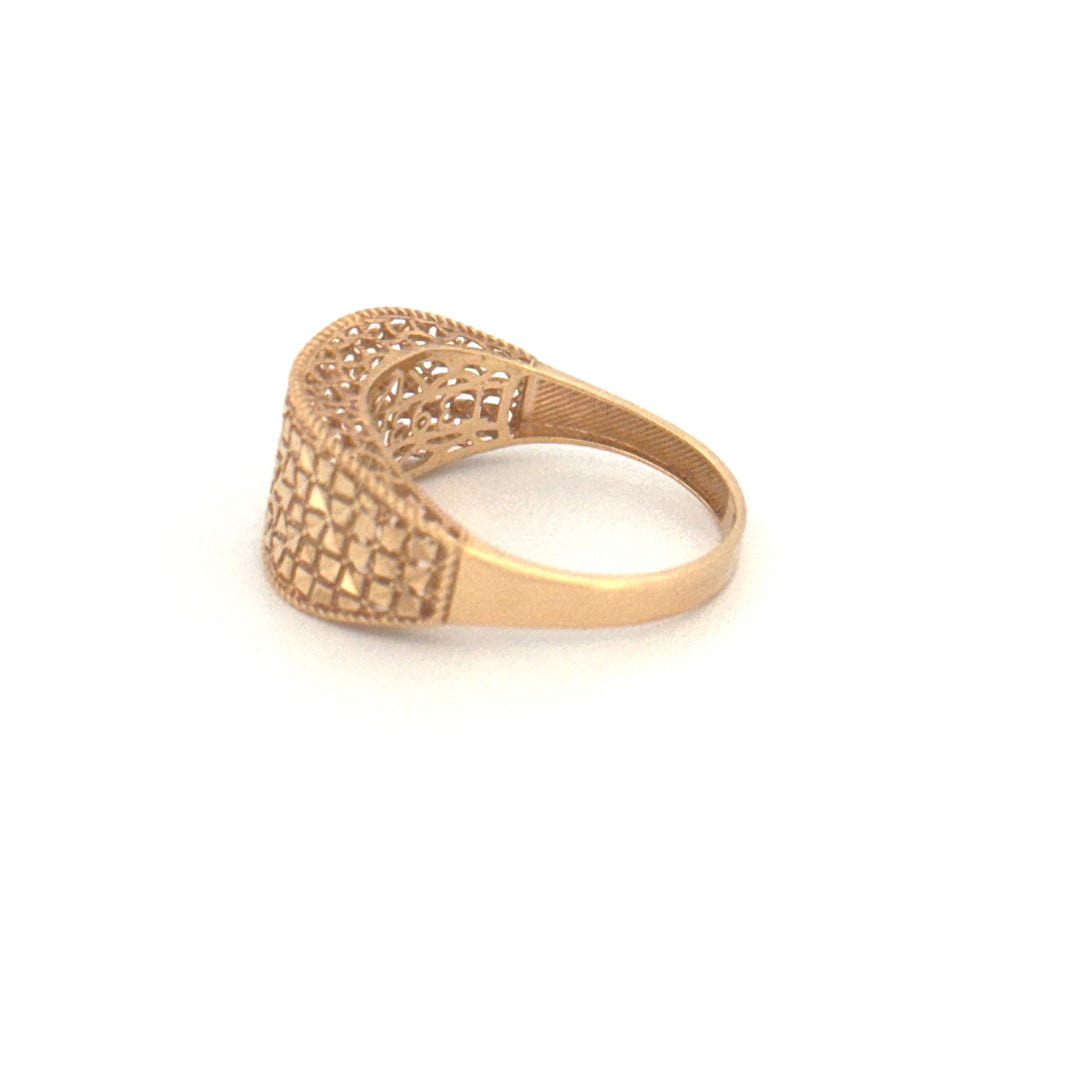 Ring Gelbgold 18k – Mosafer (Der Reisende)