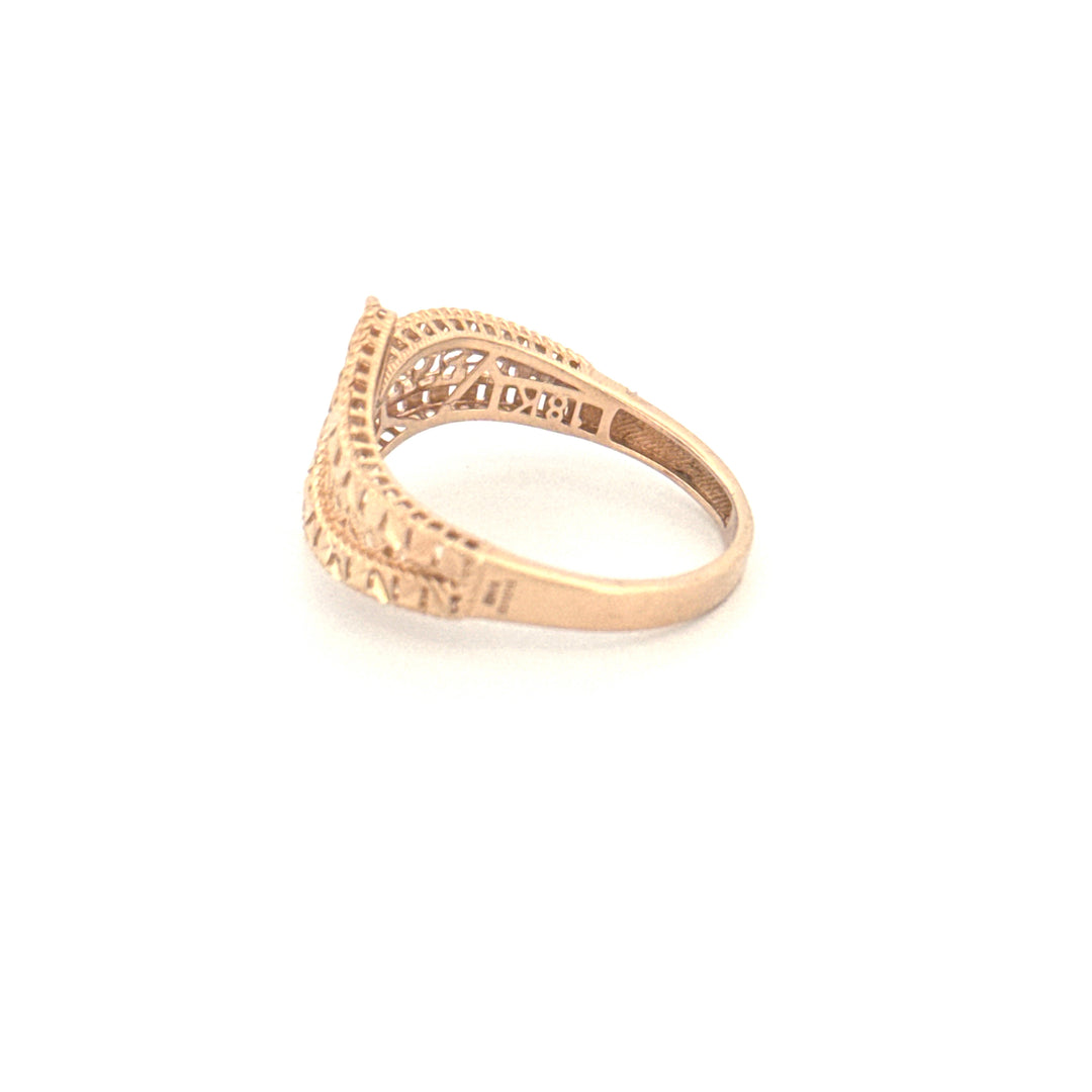 Ring Gelbgold 18k – Mehrâb (Bogenform)