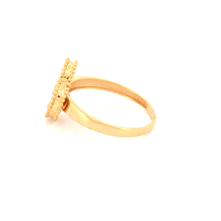 Ring Gelbgold 18k – Shabdar-e Angosht (Glück für den Finger)