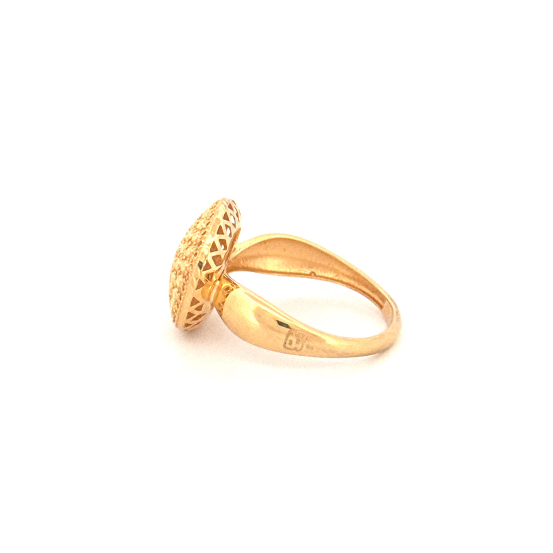 Ring Gelbgold 18k - Gooy-e Aftab (Sonnenkugel)