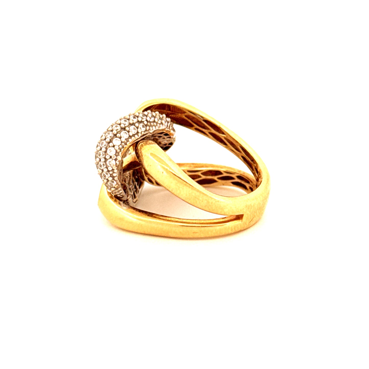 Ring Gelbgold 18k - Halgheh-ye Hamahang (Harmonische Verschlingung)