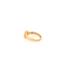 Ring Gelbgold 18k – Shabdar-e Kuchak-e Sefid (Kleines weisses Kleeblatt)