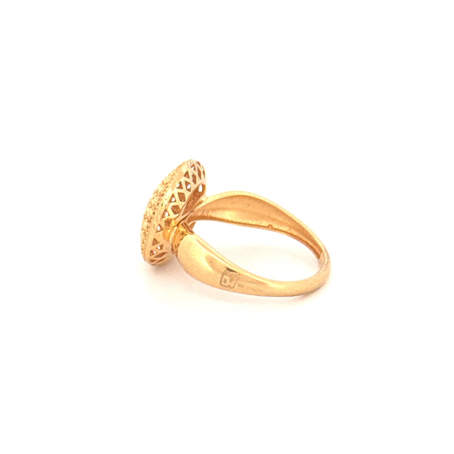 Ring Gelbgold 18k - Gooy-e Aftab (Sonnenkugel)