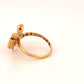Ring Gelbgold 18k - Papillon-e Farah Diba (Schleife von Farah Diba)