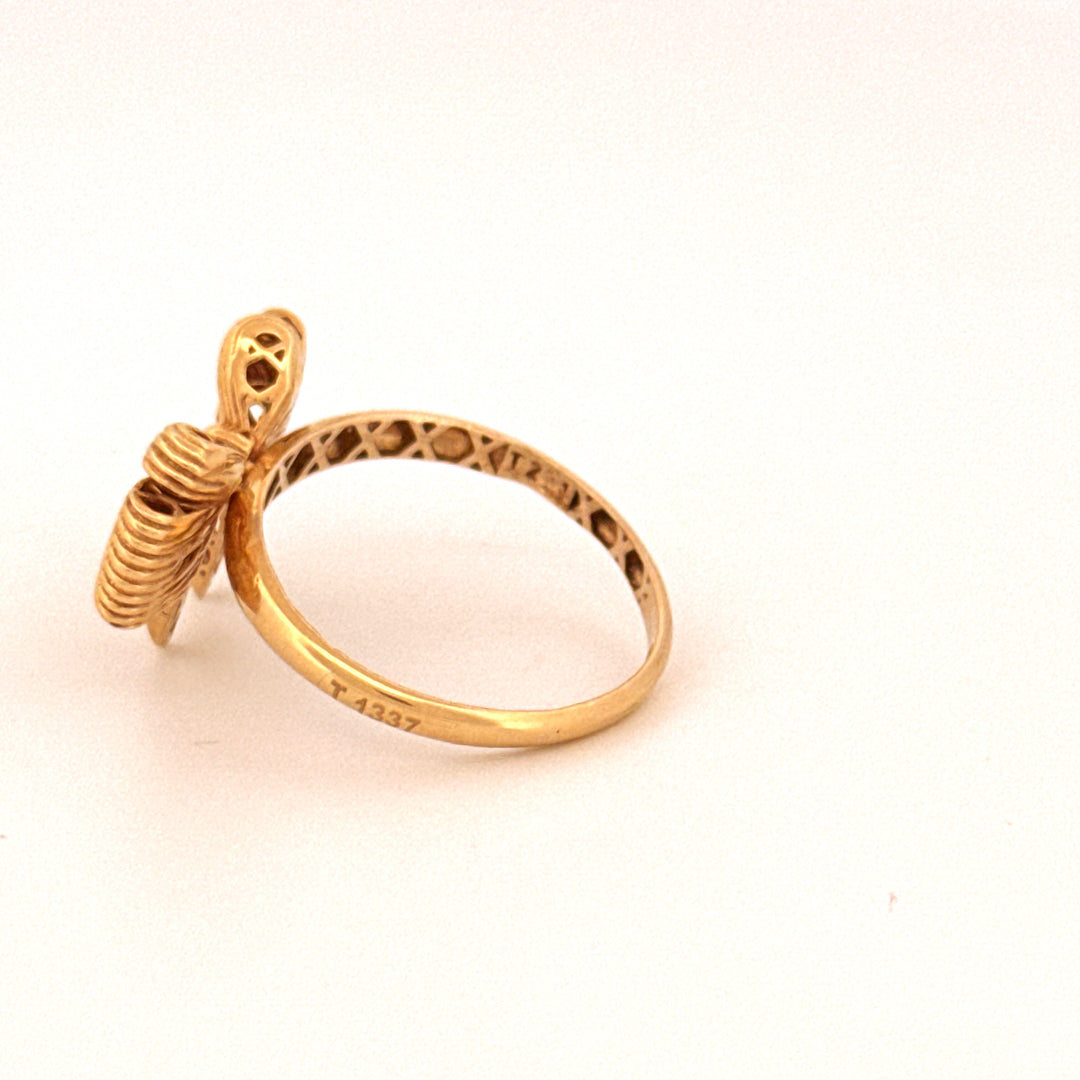 Ring Gelbgold 18k - Papillon-e Farah Diba (Schleife von Farah Diba)
