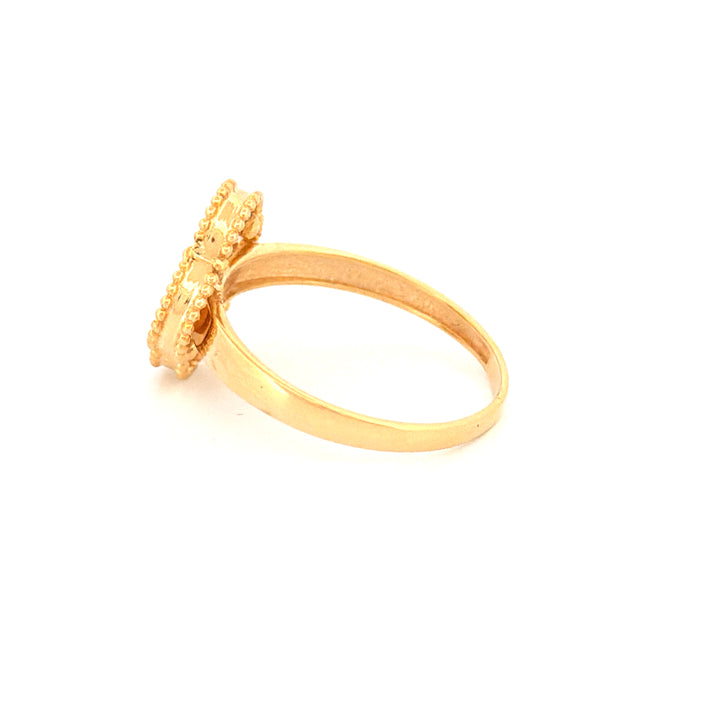 Ring Gelbgold 18k – Shabdar-e Angosht (Glück für den Finger)