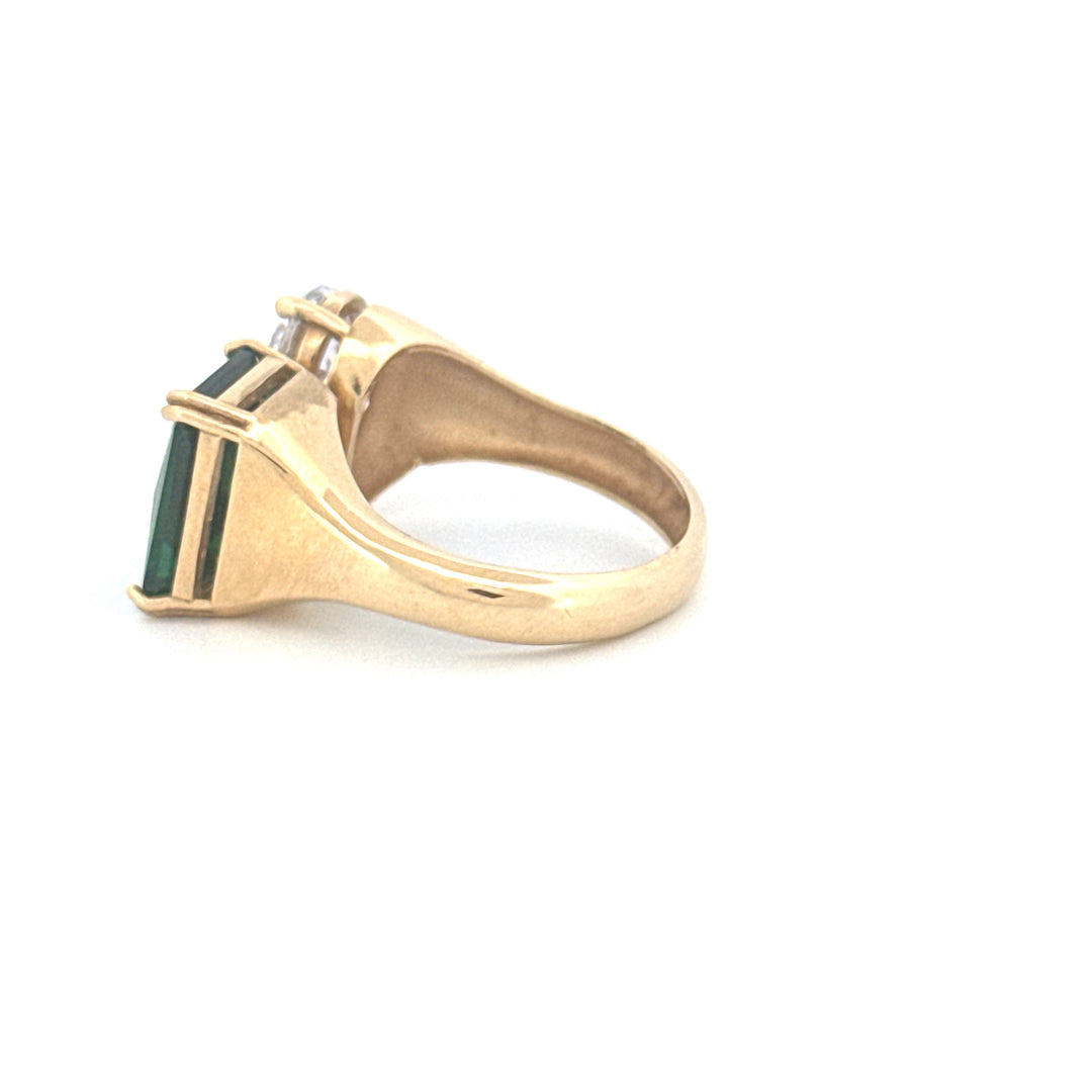 Ring Gelbgold 18k – Do Jān (Zwei Seelen)