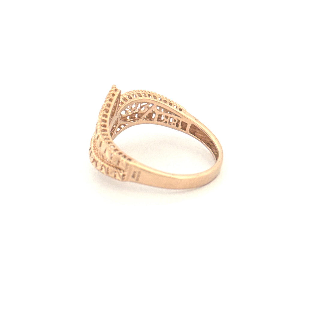Ring Gelbgold 18k – Mehrâb (Bogenform)