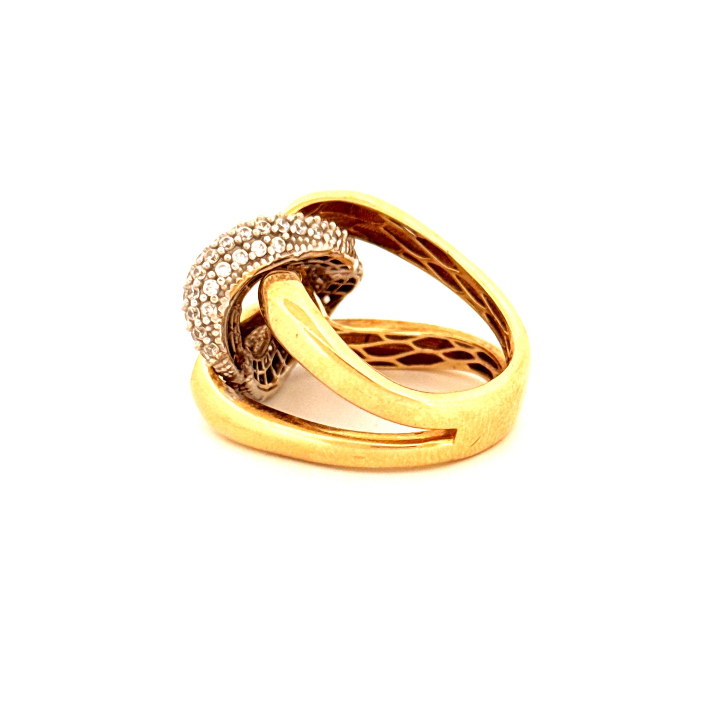 Ring Gelbgold 18k - Halgheh-ye Hamahang (Harmonische Verschlingung)