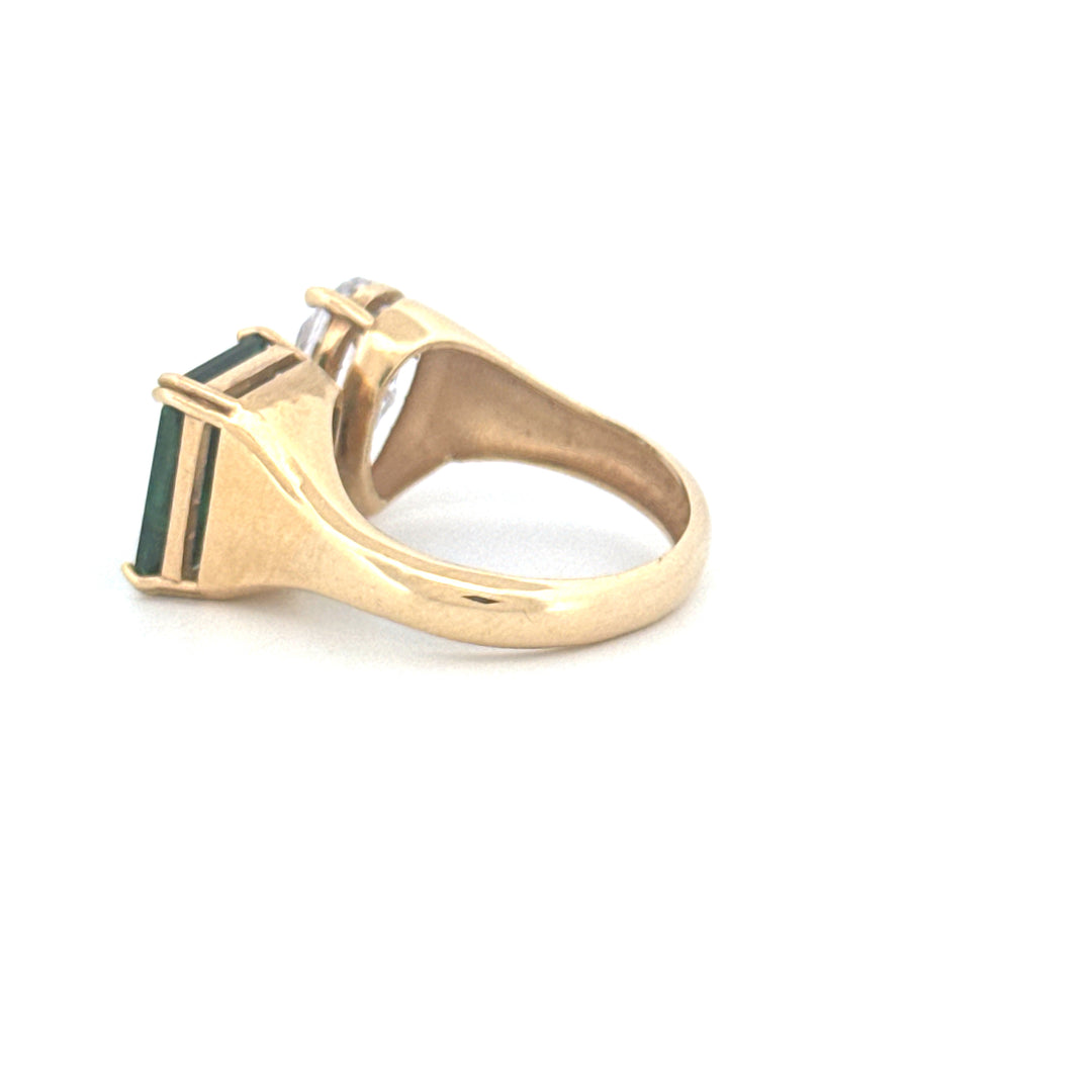 Ring Gelbgold 18k – Do Jān (Zwei Seelen)