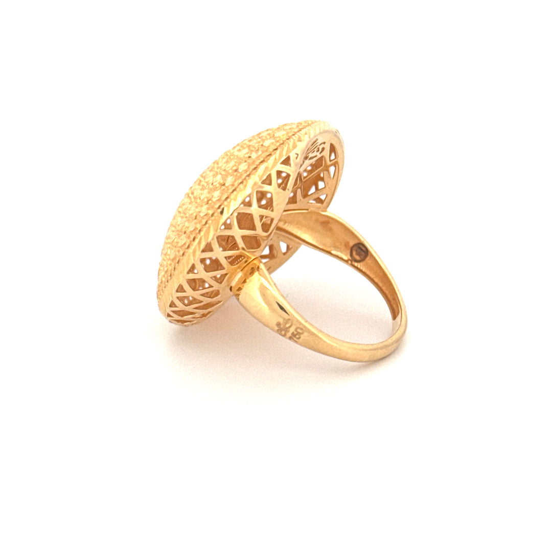 Ring Gelbgold 18k - Gooy-e Bozorg-e Aftab (Grosse Sonnenkugel)