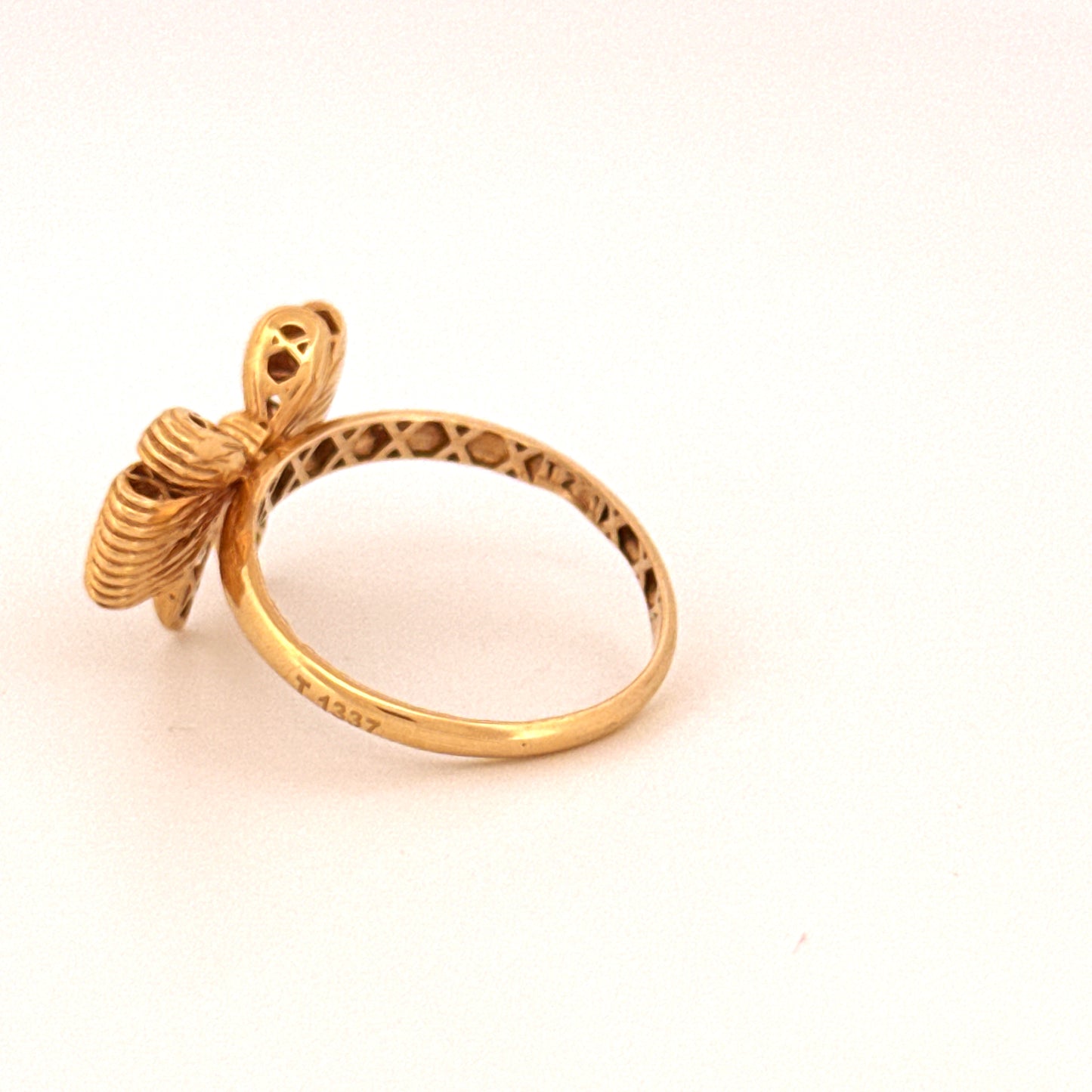 Ring Gelbgold 18k - Papillon-e Farah Diba (Schleife von Farah Diba)