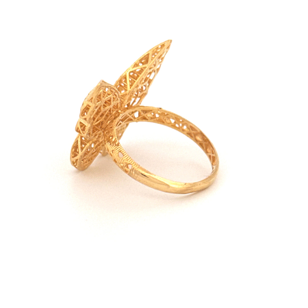 Ring Gelbgold 18k - Parvaneh-ye Bahari (Frühlingsschmetterling)
