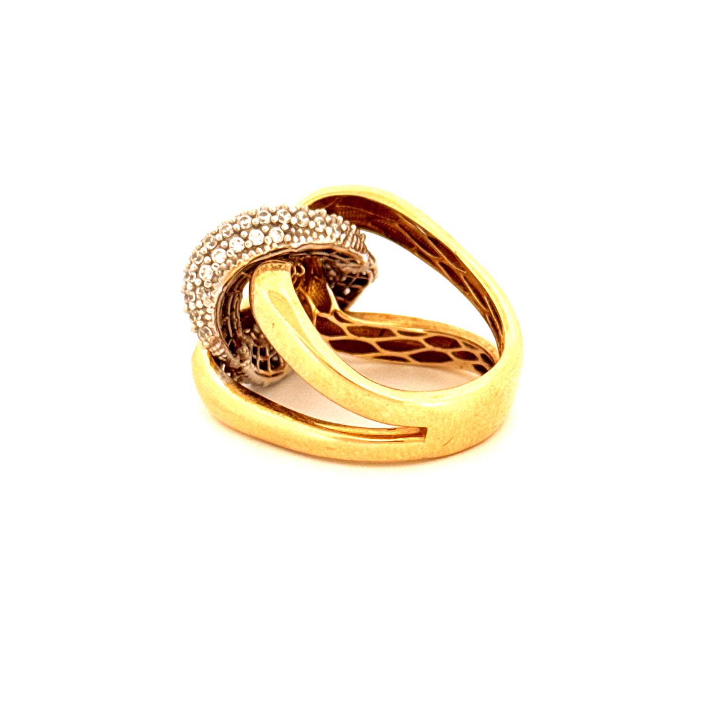 Ring Gelbgold 18k - Halgheh-ye Hamahang (Harmonische Verschlingung)