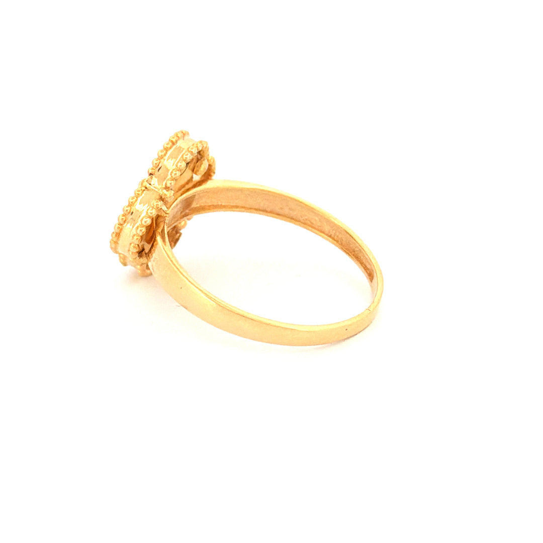 Ring Gelbgold 18k – Shabdar-e Angosht (Glück für den Finger)