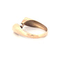 Ring Gelbgold & Weissgold 18k – Ashkbār (Tränenformen)