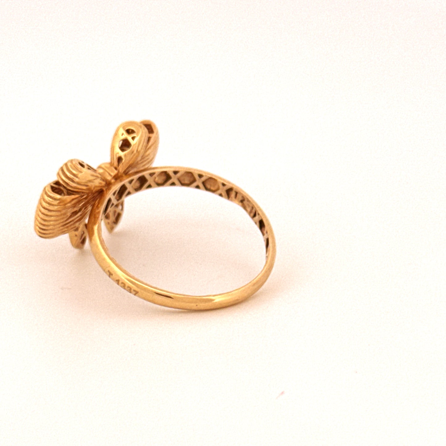 Ring Gelbgold 18k - Papillon-e Farah Diba (Schleife von Farah Diba)