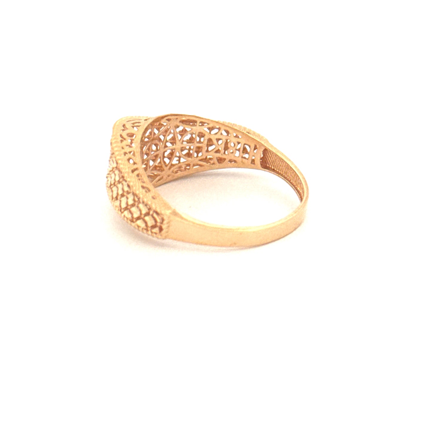 Ring Gelbgold 18k – Naghsh-e Mahram (Vertrautes Muster)