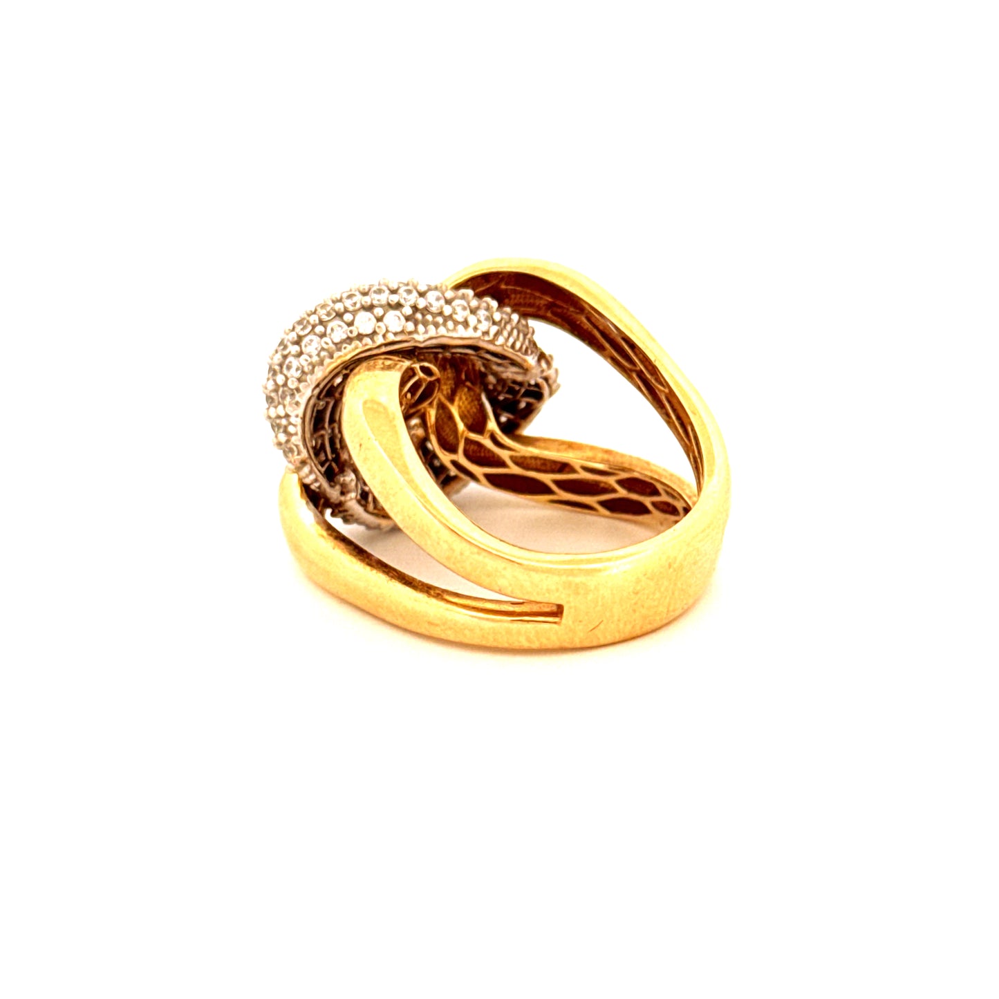 Ring Gelbgold 18k - Halgheh-ye Hamahang (Harmonische Verschlingung)