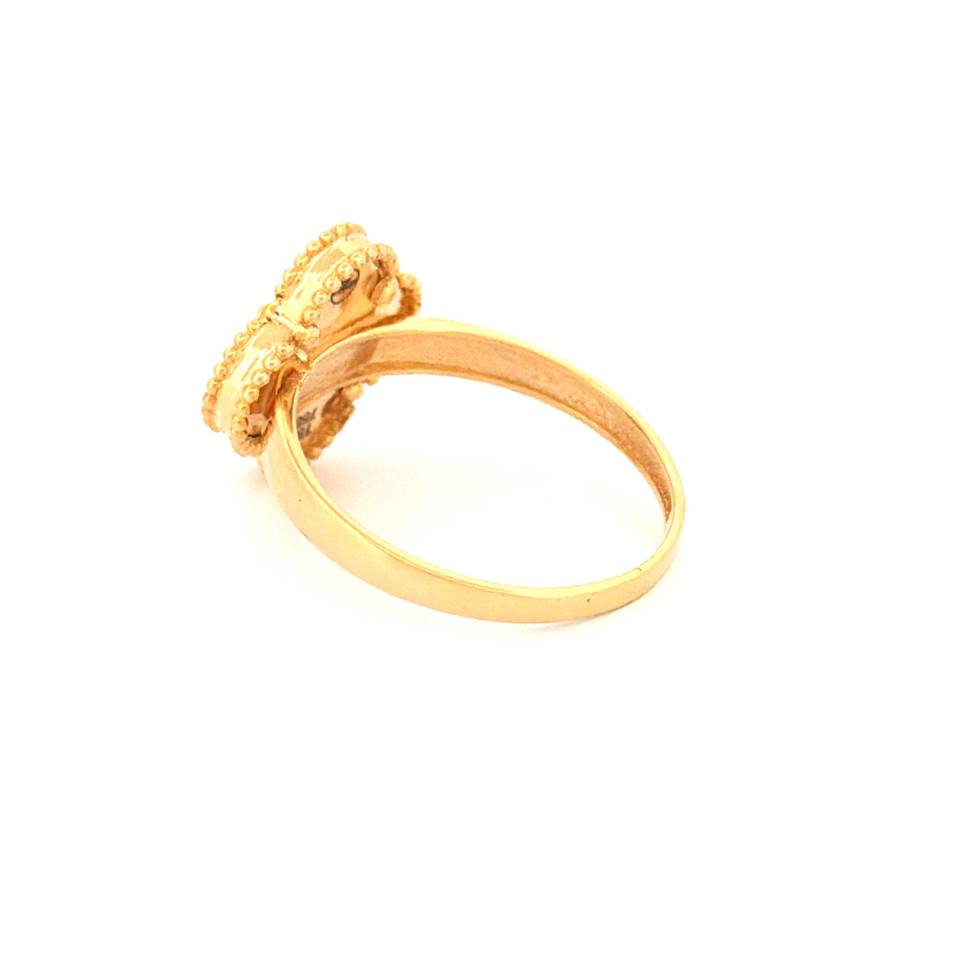 Ring Gelbgold 18k – Shabdar-e Angosht (Glück für den Finger)