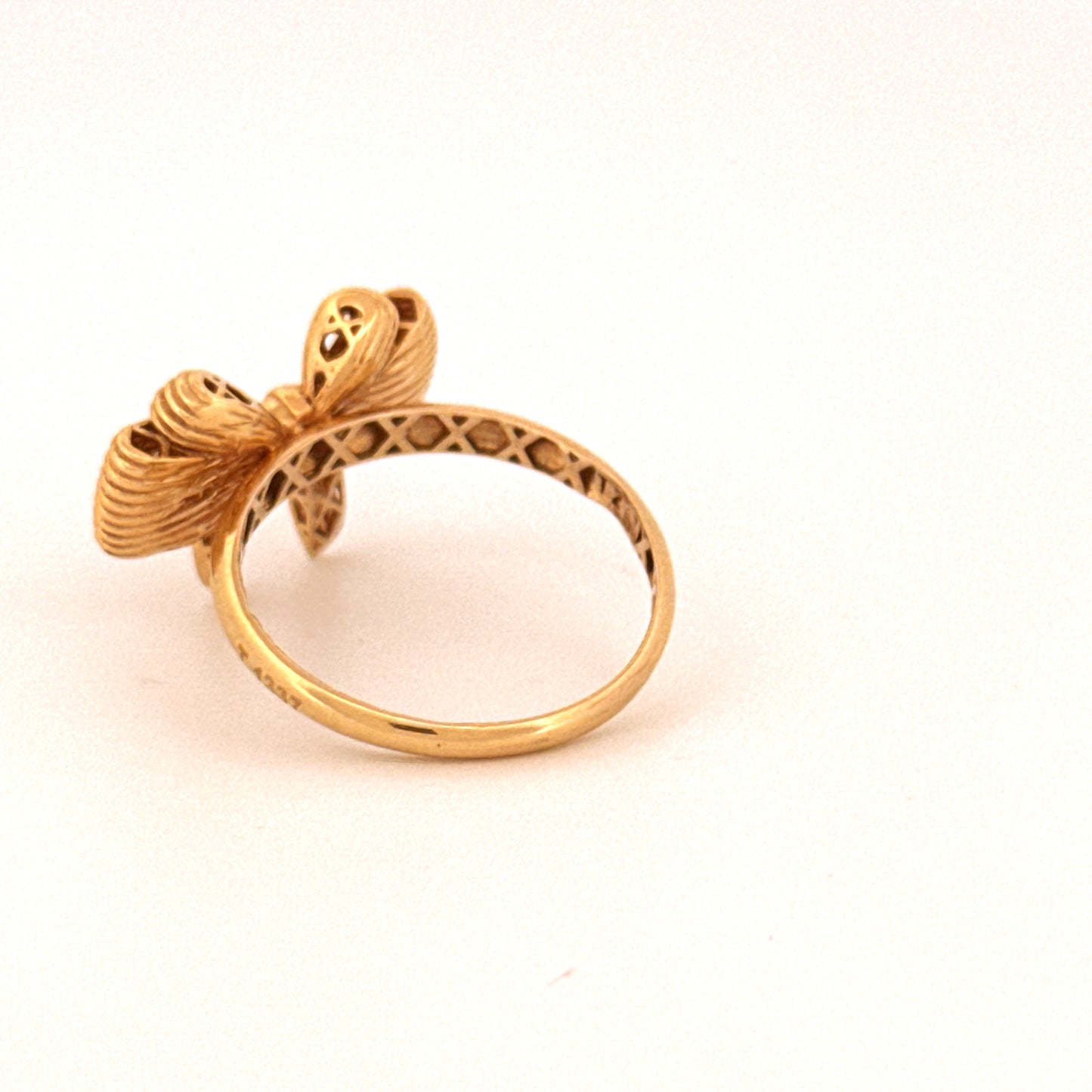 Ring Gelbgold 18k - Papillon-e Farah Diba (Schleife von Farah Diba)