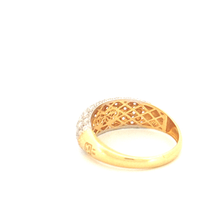 Ring Gelbgold &amp; Weissgold 18k - Ziba Mesle Almas (Schön, wie Diamanten)