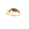 Ring Gelbgold & Weissgold 18k – Ashkbār (Tränenformen)