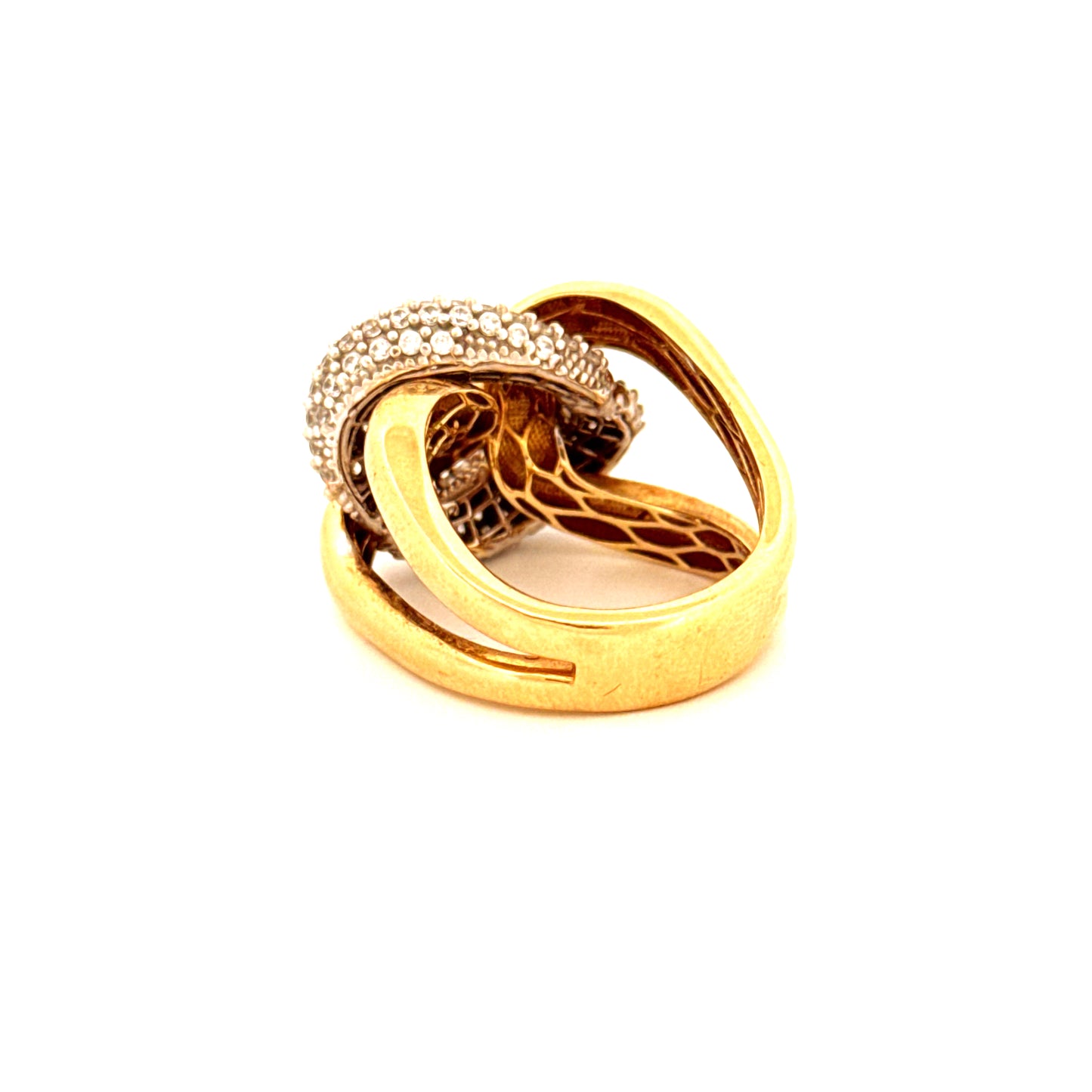 Ring Gelbgold 18k - Halgheh-ye Hamahang (Harmonische Verschlingung)