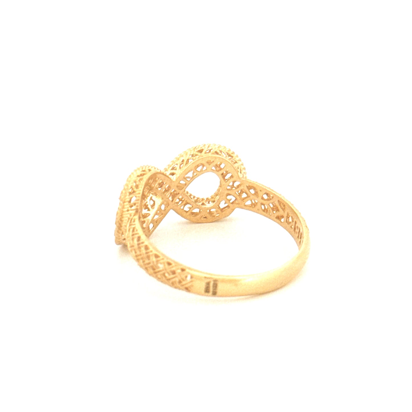 Ring Gelbgold 18k - Bi-Nahayat (Unendlichkeit)