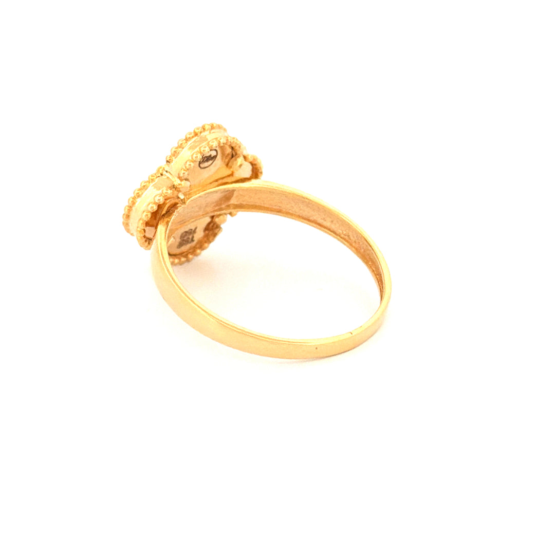 Ring Gelbgold 18k – Shabdar-e Angosht (Glück für den Finger)