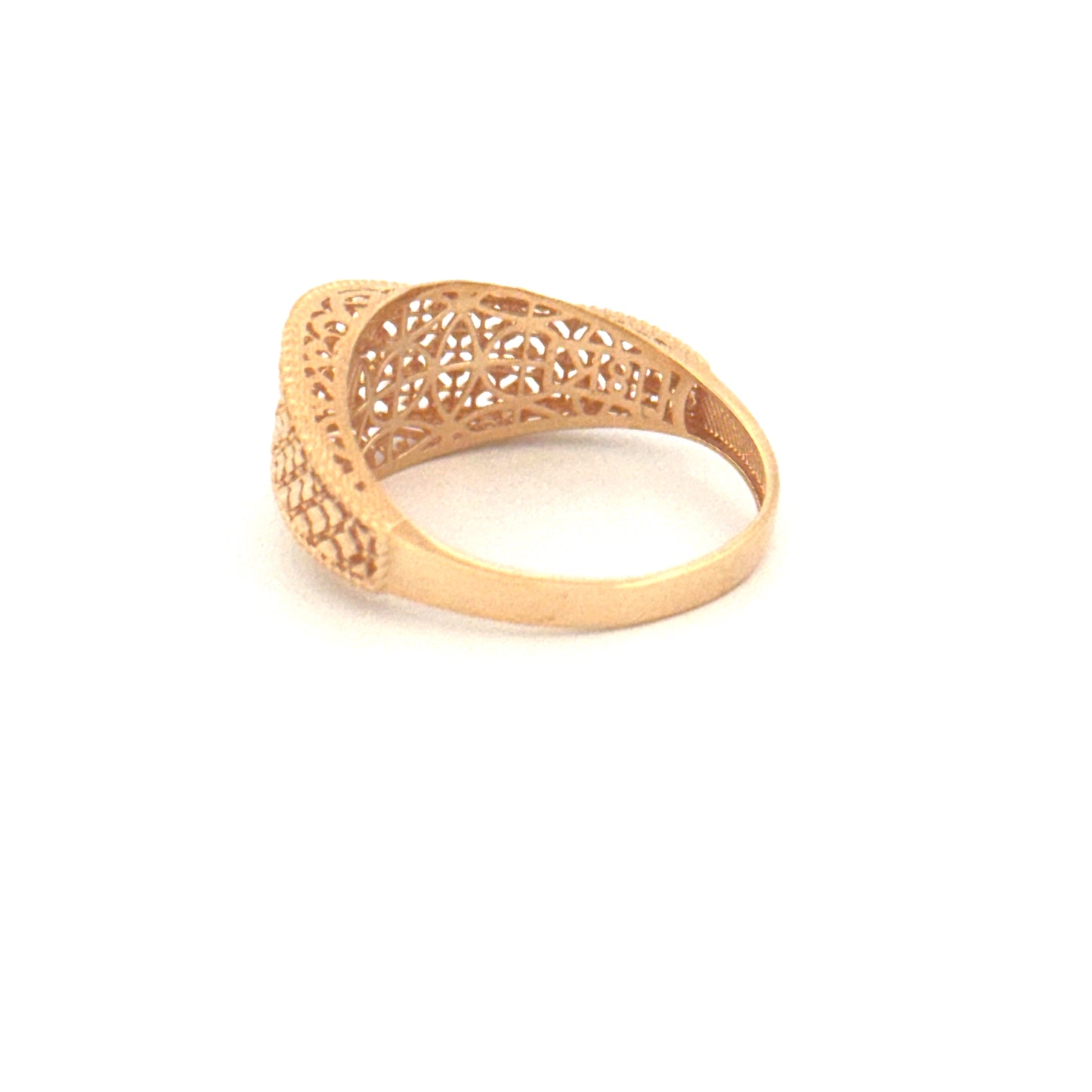 Ring Gelbgold 18k – Naghsh-e Mahram (Vertrautes Muster)