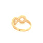 Ring Gelbgold 18k - Bi-Nahayat (Unendlichkeit)