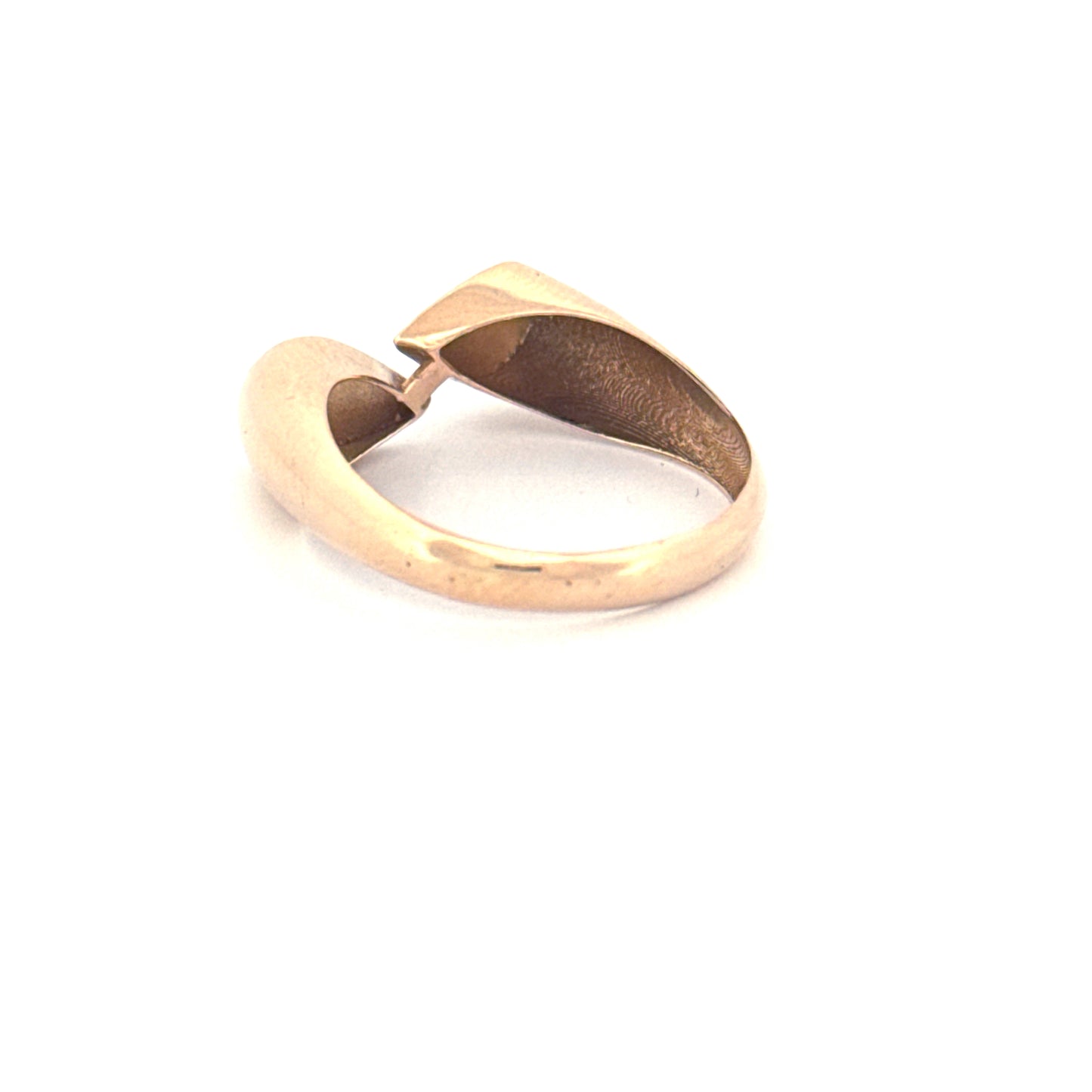 Ring Gelbgold & Weissgold 18k – Ashkbār (Tränenformen)