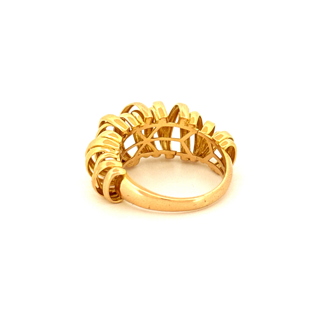 Ring Gelbgold 18k - Navar-e Abrisham (Seidenbänder)