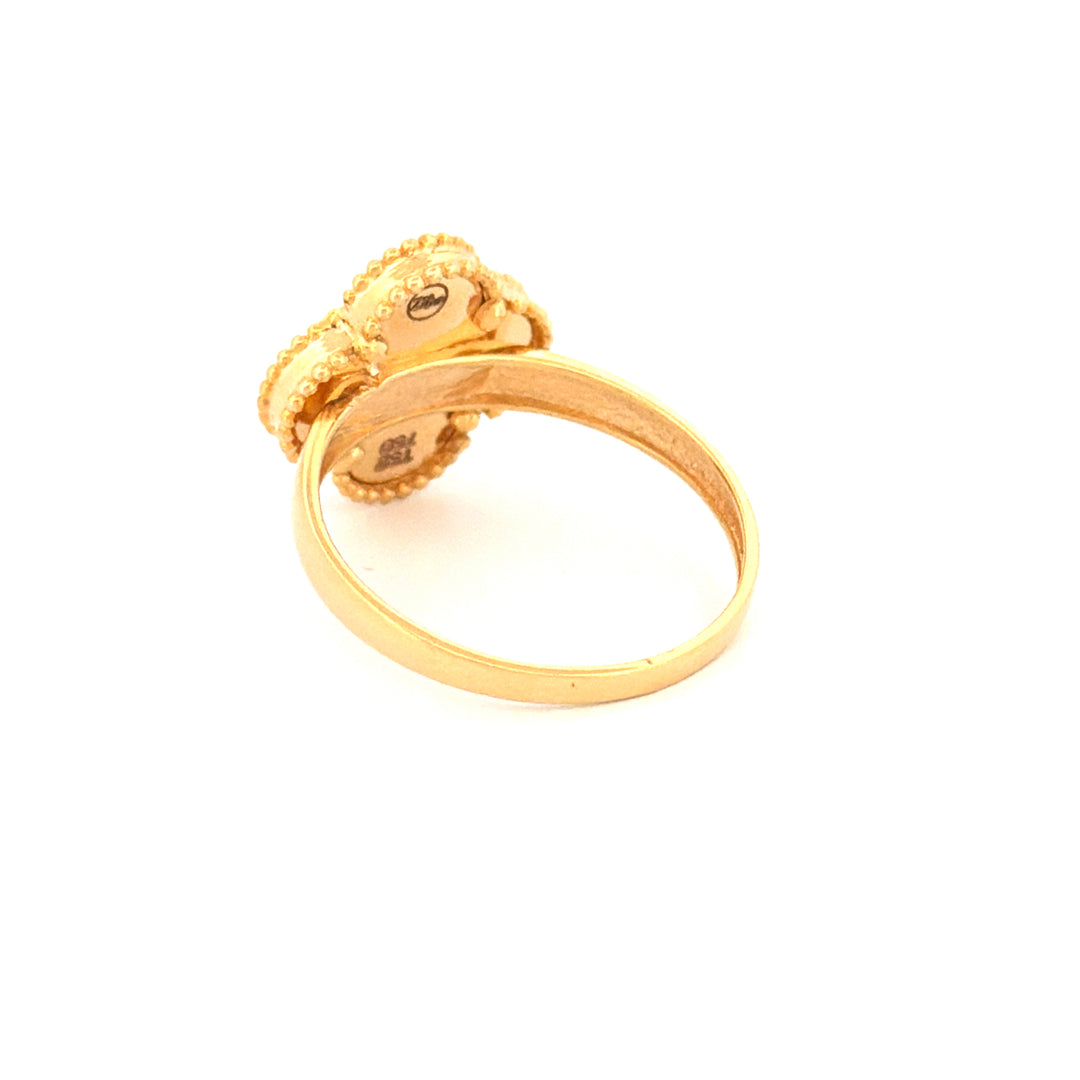 Ring Gelbgold 18k – Shabdar-e Angosht (Glück für den Finger)