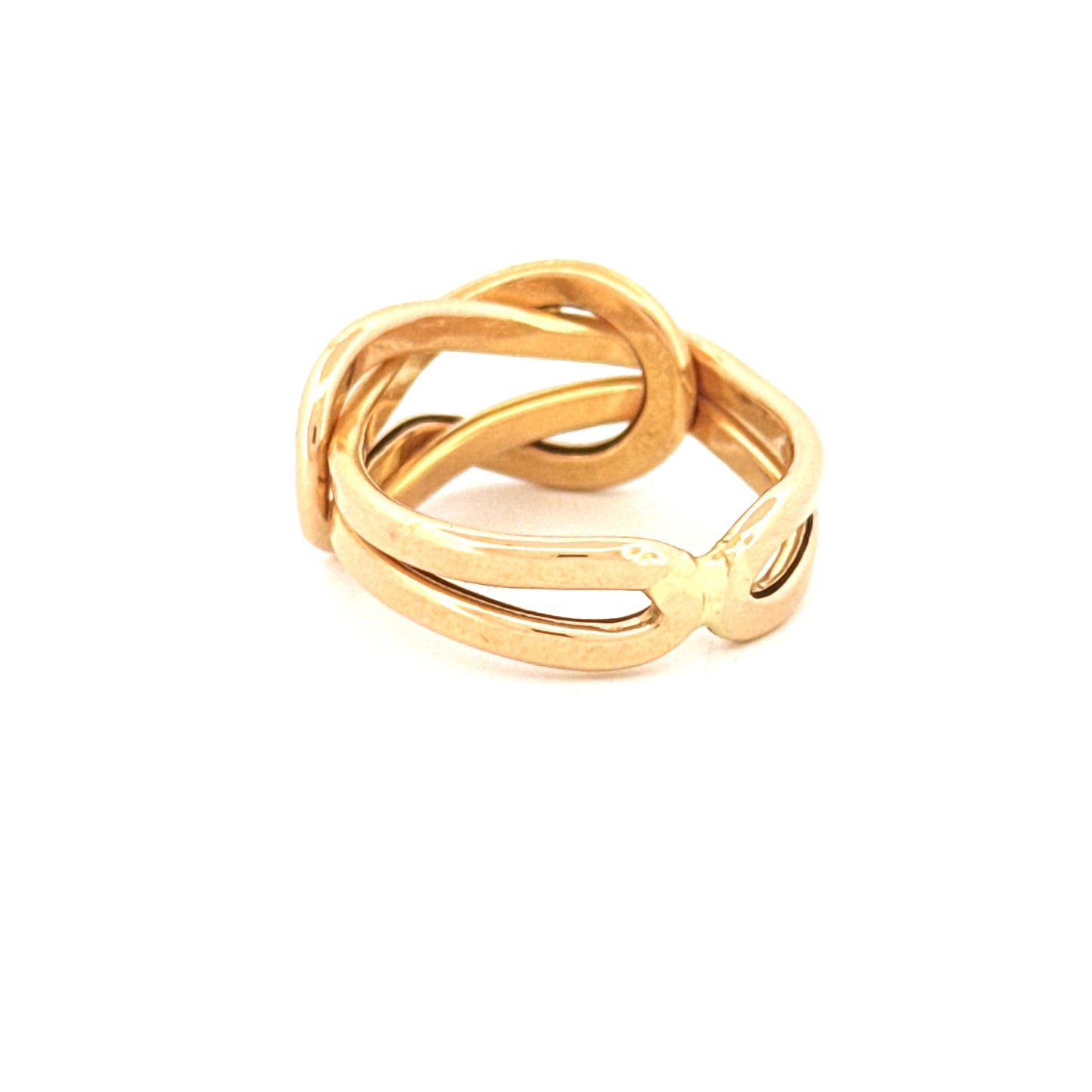Ring Gelbgold 18k - Gereh-e Tala (Goldener Knoten)