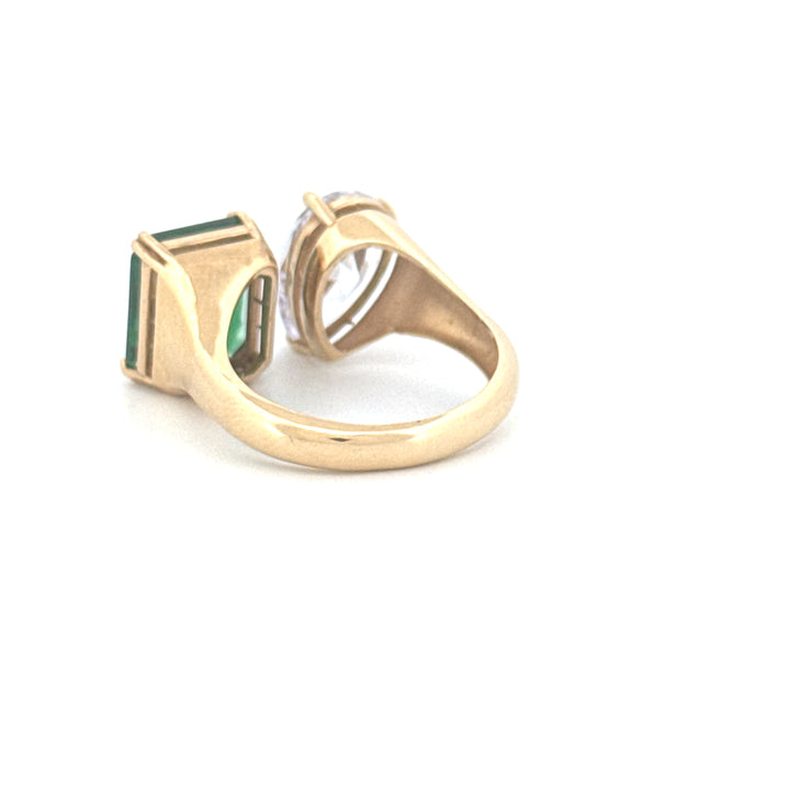Ring Gelbgold 18k – Do Jān (Zwei Seelen)