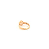 Ring Gelbgold 18k – Shabdar-e Kuchak-e Sefid (Kleines weisses Kleeblatt)