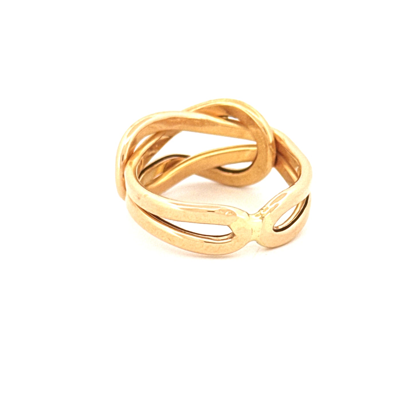 Ring Gelbgold 18k - Gereh-e Tala (Goldener Knoten)