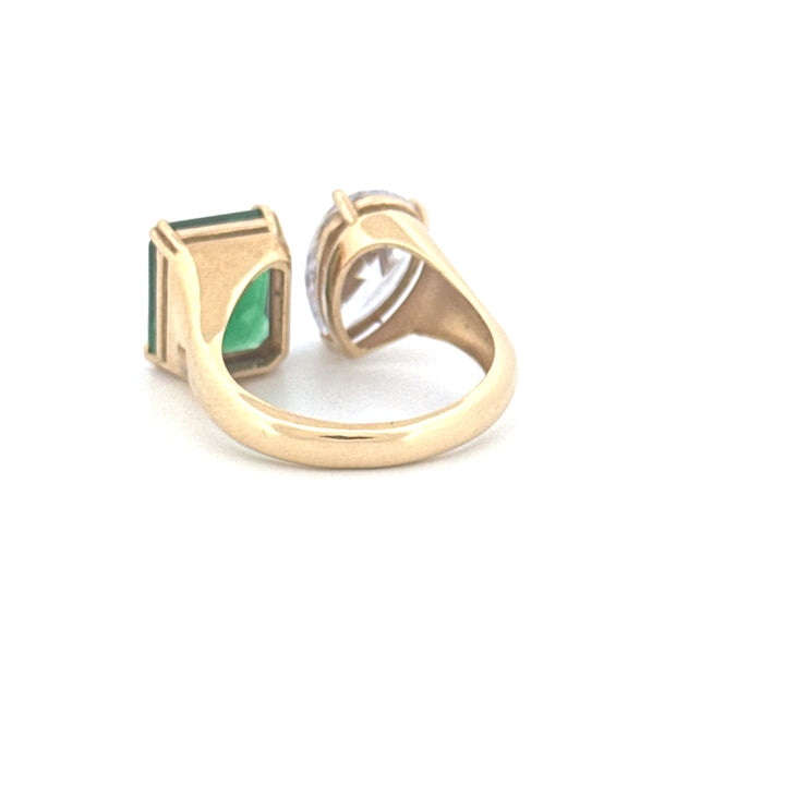Ring Gelbgold 18k – Do Jān (Zwei Seelen)